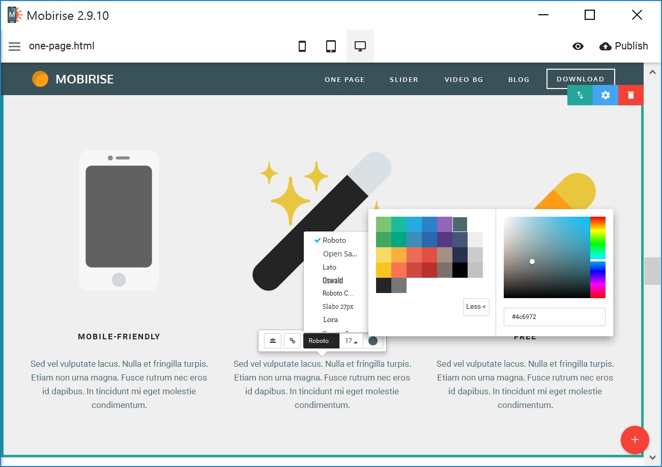 Offline Mobile Website Builder Software