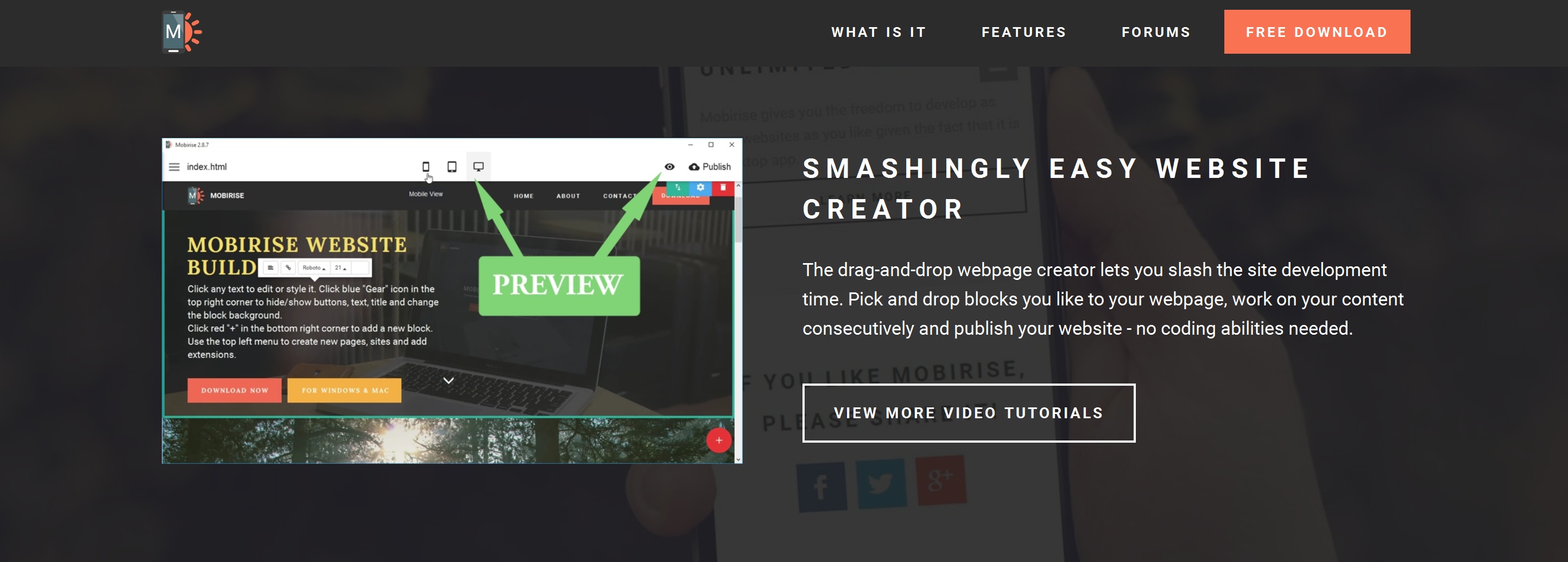 Simple Mobile Web Page  Creator Review