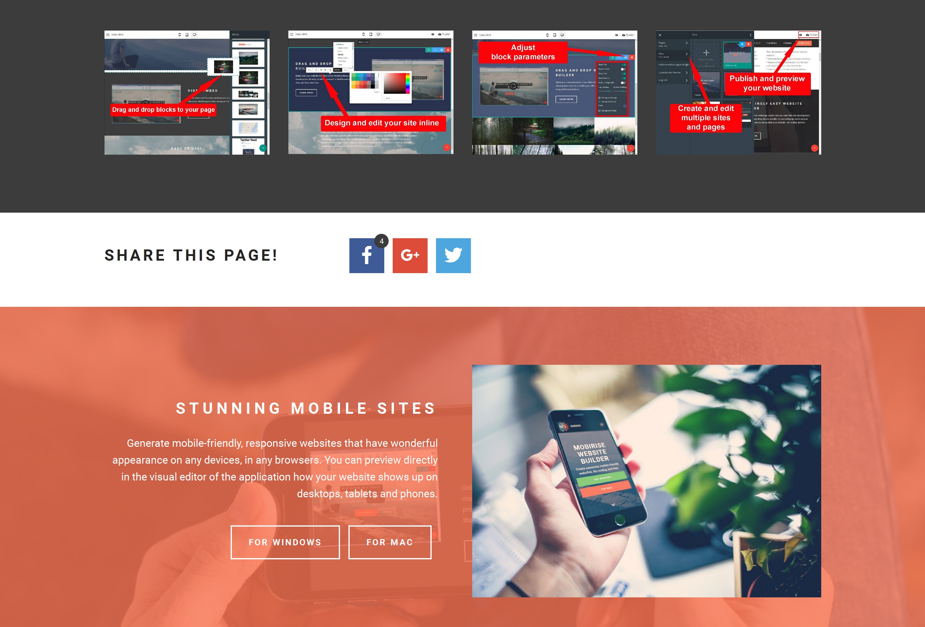 Simple Responsive Web Page  Creator Review