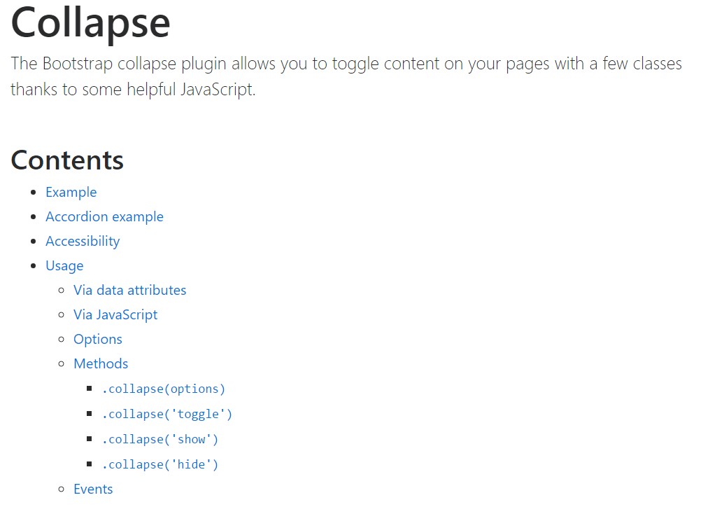 Bootstrap collapse  approved  records