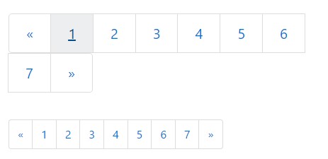 Pagination Sizes