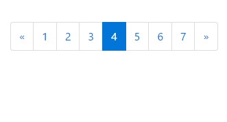 Bootstrap pagination active status