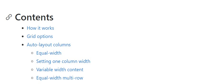 Bootstrap columns  formal  information