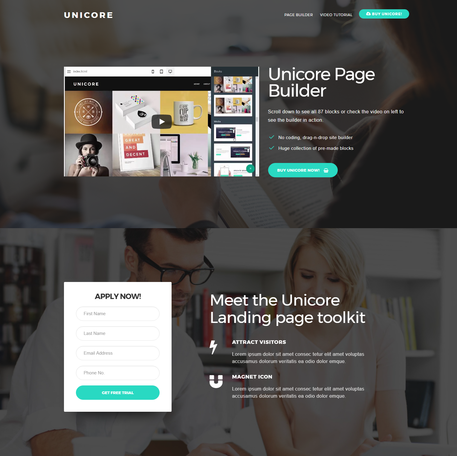 Free Bootstrap Unicore Themes