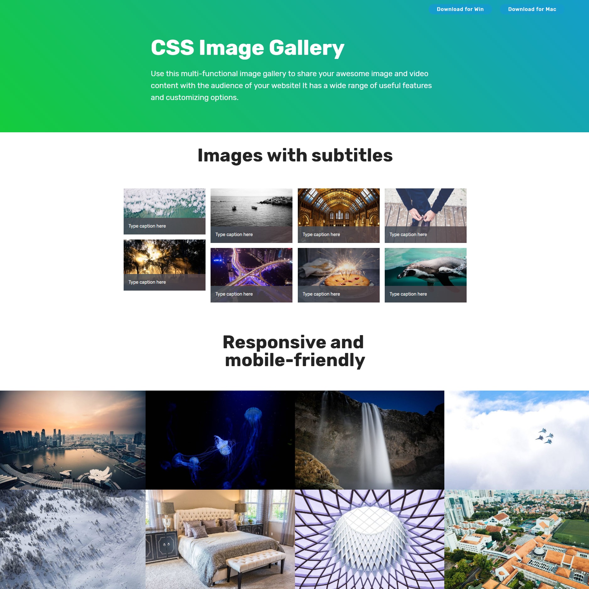 CSS3 Bootstrap Picture Gallery