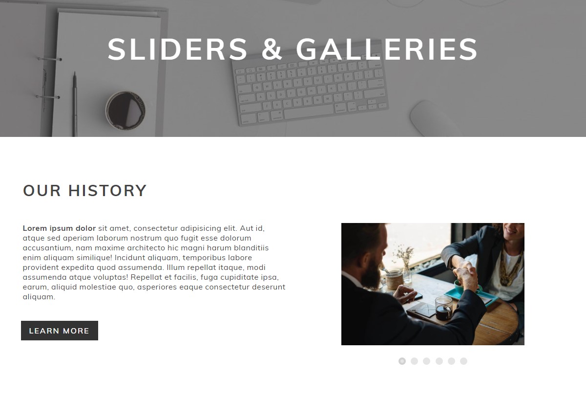 Modern Website