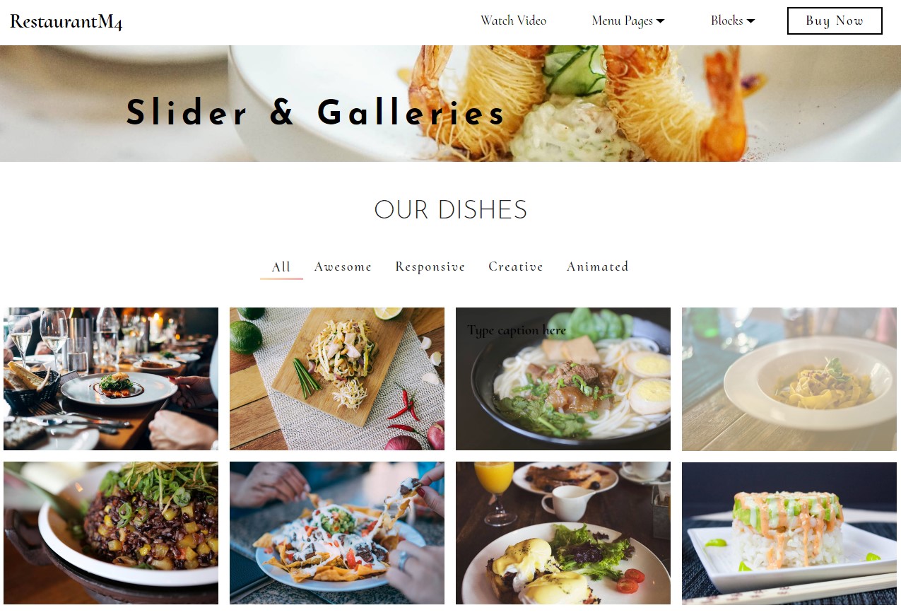 HTML Restaurant