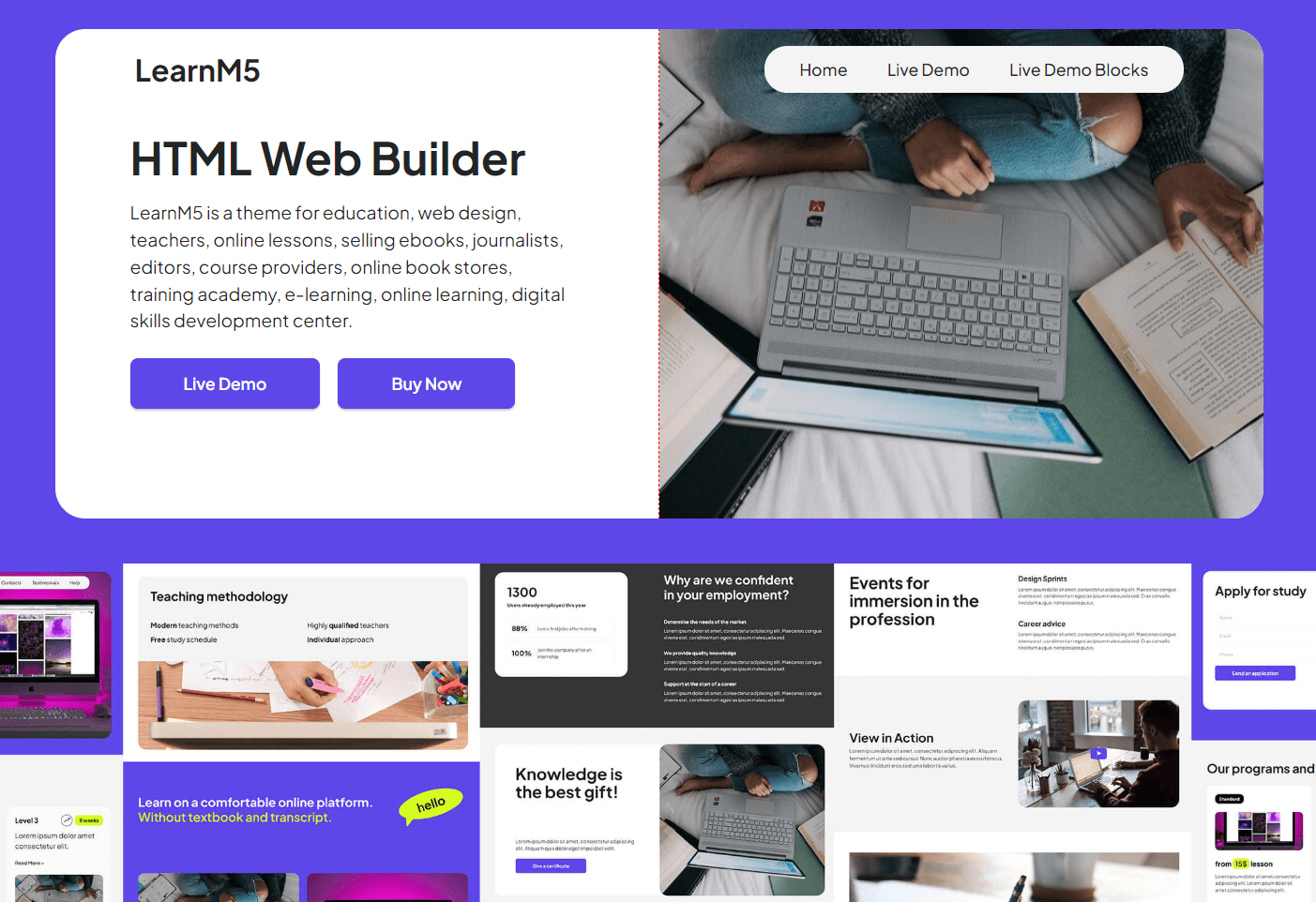 HTML Website Builder Software